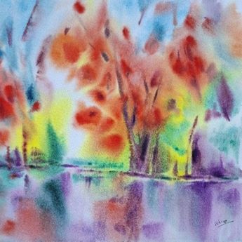 exposición “Las 4 estaciones en acuarela”, de la artista Felisa Aguado
